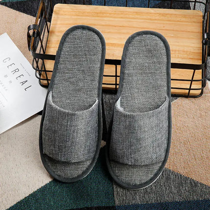 5 pairs/lot men women disposable hotel slippers guest cotton slides home travel SPA slipper hospitality cheap indoor slip-on