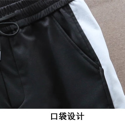 Autumn Casual Men Sets Two Pieces Fashion Korean Trend Hooded Jacket + Pants Spring Sweatshirt Sportswear Man Suit