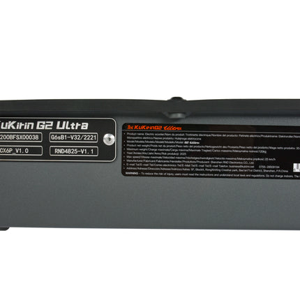 Monopattino elettrico KUKIRIN G2 Ultra All-terrain con motore 800*2W, batteria 48V18Ah, pneumatici da 10 pollici, ideale per la città.