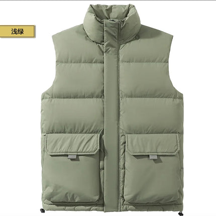 90 New Standard Down Jacket - Men's and Women's Matching Down Vest, Warm Coat, Sleeveless Down Jacket Workwear Coat