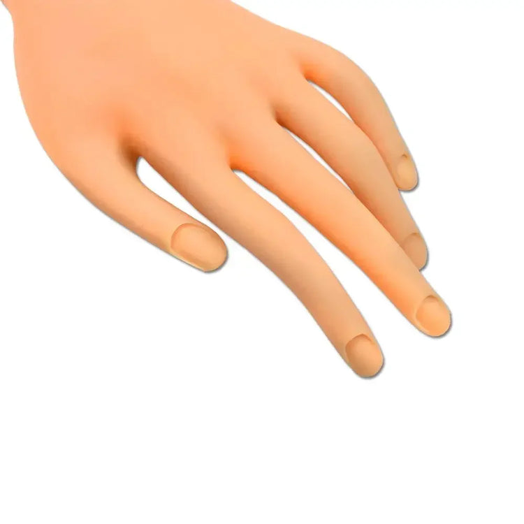 Nail Art Training Fake Hand Display False Tips UV Gel Polish Painting Tools Manicure  Practice Model 2028
