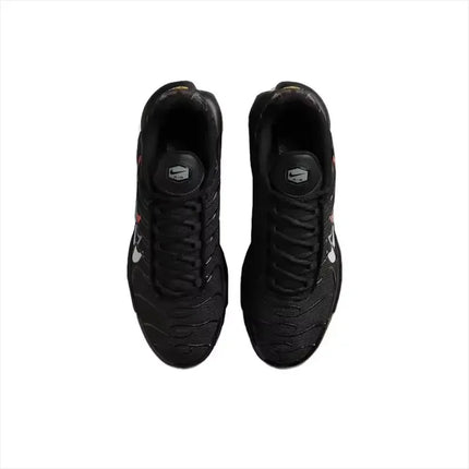 Nike Air Max Plus TN Multi Swoosh Black Bright Crimson Men Tuned Air Stable Support Futuristic Y2K Retro Sneakers FJ4224-001