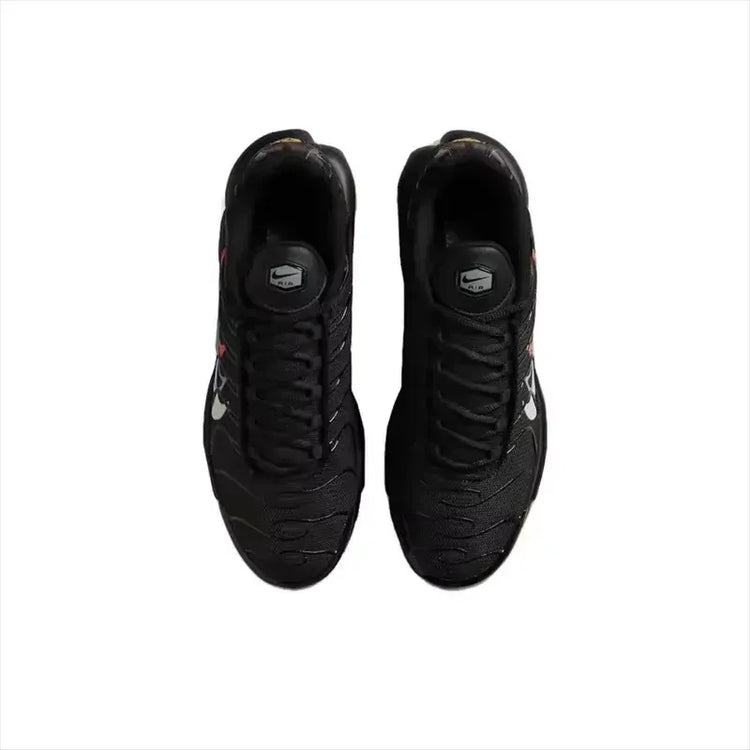 Nike Air Max Plus TN Multi Swoosh Black Bright Crimson Men Tuned Air Stable Support Futuristic Y2K Retro Sneakers FJ4224-001
