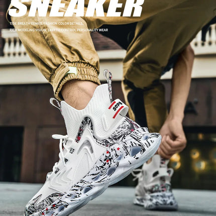 Scarpe da uomo Sneakers Uomo casual Scarpe da uomo tenis Scarpe di lusso Trainer Race Scarpe traspiranti mocassini moda Scarpe da corsa per uomo