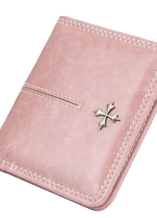Zipper Mini Women Wallets New Fashion PU Leather Vertical Square Shape Quality Female Purse Card Holder Wallet Coin Purses PlatiNum