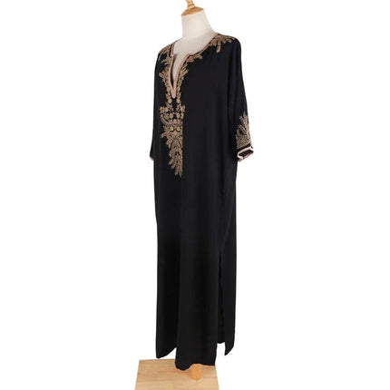 Donne allentato leggero caftano Kimono Cardigan Casual Beach Cover Up lungo caftani costume da bagno Maxi Dress platinumshop