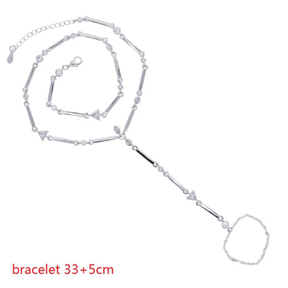 Nuovo speciale color oro Goccia d'acqua Bling Ovale CZ Collana girocollo Lariat Lunga barra a goccia a forma di Y Lunga nappa Gioielli da donna 2025