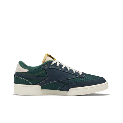 Reebok Club C Skateboard Shoes Unisex Low Top Green/White HQ2203
