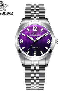 ADDIESDIVE 2026 New Watch 39mm AD2547 Luxury Sapphire Automatic Watch Men Mechanical 8215 BGW9 Luminous 100m Diving Waterproof
