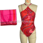 scarf swimsuit 1 / L