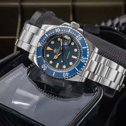 ADDIESDIVE Watch For Men New Quartz Wristwatch Green Ceramic Bezel Diving 200m Luminous 41mm Automatic Date Diver Men's Watch