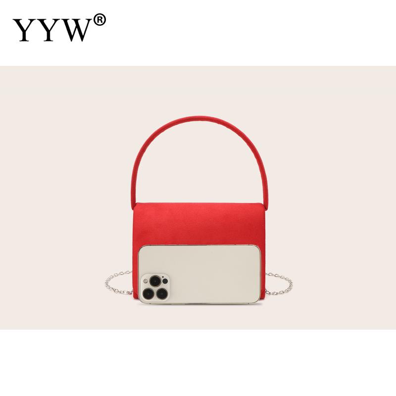 2023 nuove mini borse rosa per le donne pochette da sera per banchetti con catena borse casual in modalità piccola festa elegante Bgas in pelle PU