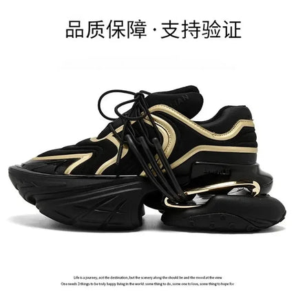 Scarpe sportive e per il tempo libero con aumento di altezza della moda di marca originale Designer per coppie Scarpe da passeggio per esterni Scarpe sportive con fondo spesso platinumshop