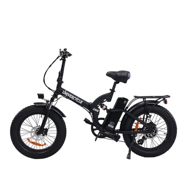 UNIVERCYCLE B4 ERIS Bici Elettrica Pieghevole 20" Pneumatico Largo Batteria 48V 13Ah Motore 250W Cambio 7 Velocità Freno a Disco Idraulico 25KM/H