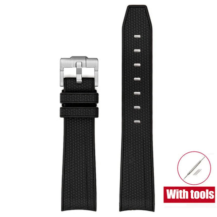 Cinturino in gomma per Swatch X Omega Joint MoonSwatch Cinturino sportivo impermeabile da 20 mm Cinturino con estremità curva in silicone per uomo donna platinumshop