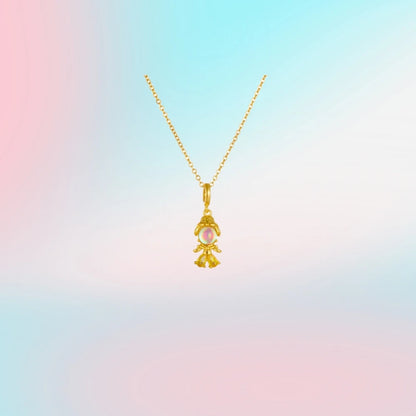 Collana alla moda con zirconi colorati, fiaba, piccola principessa, catena universale placcata in oro, catena clavicola, temperamento dolce