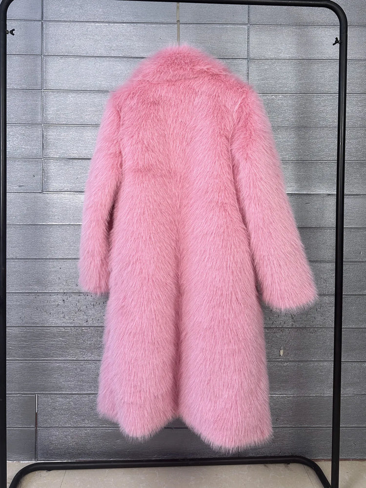 ZADORIN 2026 New Elegant Long Thick Warm Fluffy Faux Fur Coat Woman Winter Clothes Faux Fur Coats Jackets for Woman Outerwears