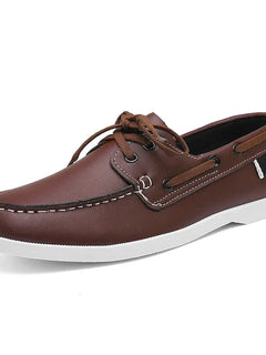 Mocassini da uomo Design Scarpe da barca Pelle PU Alta qualità Comodo Slip-On Morbido Piatto Versatile Scarpe da guida alla moda Mocassini