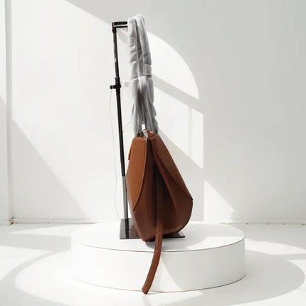 Borsa a secchiello retrò chic, ampia capacità, da indossare sotto il braccio o a spalla, design di moda senza tempo