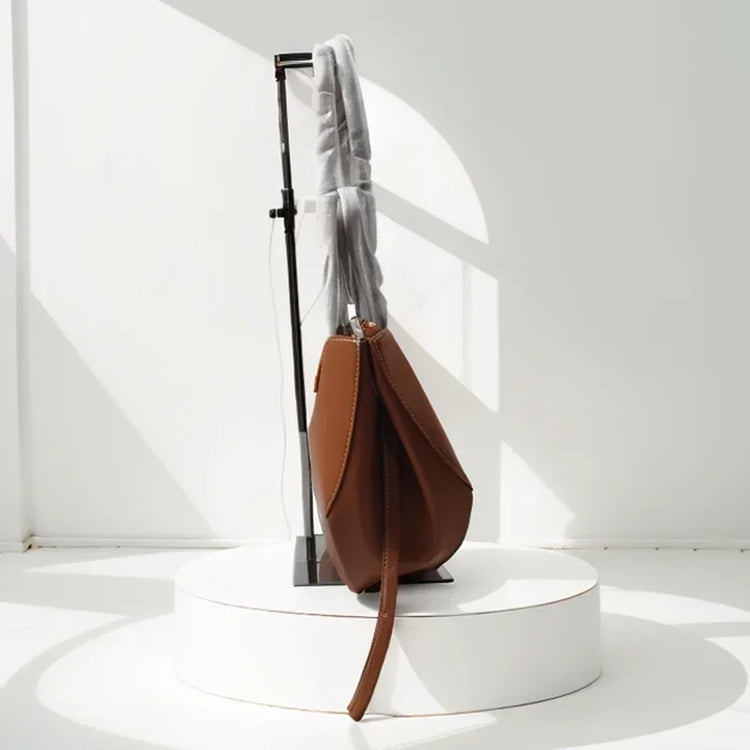 Borsa a secchiello retrò chic, ampia capacità, da indossare sotto il braccio o a spalla, design di moda senza tempo