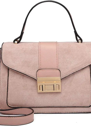 Elegante borsa da donna KONO in similpelle PVC, tracolla rimovibile, diverse modalità di trasporto, dimensioni compatte 22×8×15 cm, perfetta per tutti i giorni e per il lavoro.