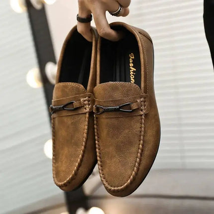 Mocassini da Uomo di Lusso in Pelle PU, Moda Casual, Nuovi Modelli 2026, Comodi e di Alta Qualità, Scarpe da Guida e Sneakers