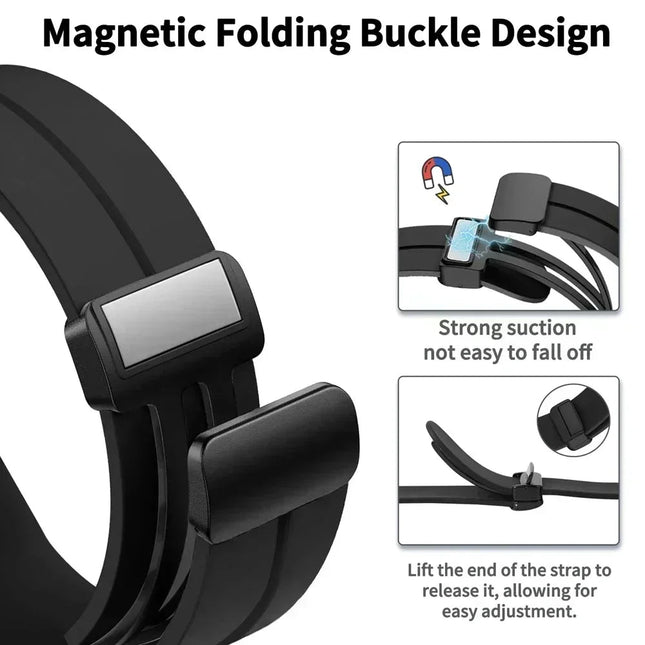 22mm 20mm cinturino magnetico in silicone per Omega X Swatch Joint MoonSwatch cinturino per Xiaomi Watch S4 S3 S2 S1/Huawei GT6Pro GT6 5 4 46 platinumshop