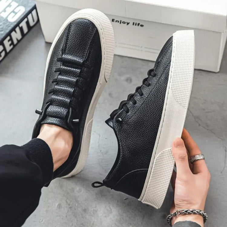 Sneakers for Men  Fashion Casual Lace Up Round Toe Flat White mens Running Sport Shoes Zapatillas Deportivas Hombre