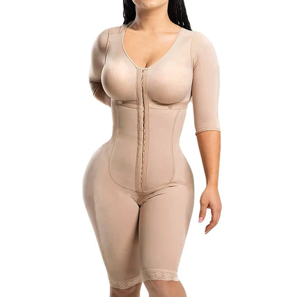 Guaine colombiane per tutto il corpo Shaper Tute ad alta compressione Postoperatorio Dopo il parto Lipo Braccio Vita più sottile Riducendo Shapewear