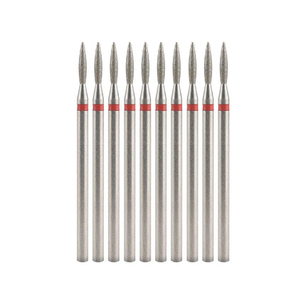 10Pcs Diamond Milling Cutter For Manicure Electric Nail Drill Bits Accessory Pedicure Machine Nail File Gel Remover Tool uñas Accesorios Y Herramientas