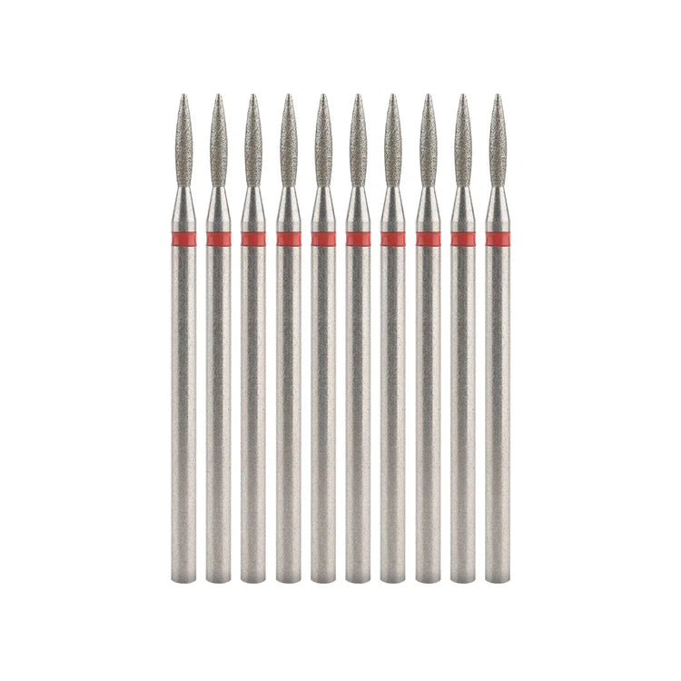 10Pcs Diamond Milling Cutter For Manicure Electric Nail Drill Bits Accessory Pedicure Machine Nail File Gel Remover Tool uñas Accesorios Y Herramientas