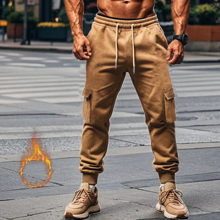 Outdoor Tactical Hunting Jacket for Men, American Heavy Heavy Men's Overalls, lined with Sports Pants, Shirt, 2 Sets PlatiNum