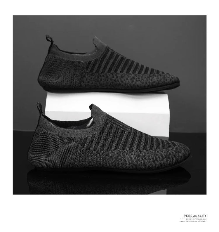 YRZL Mocassini in rete Mocassini da guida da uomo Appartamenti di alta qualità Scarpe da passeggio maschili Mocassini casual in mesh traspirante Scarpe estive da uomo