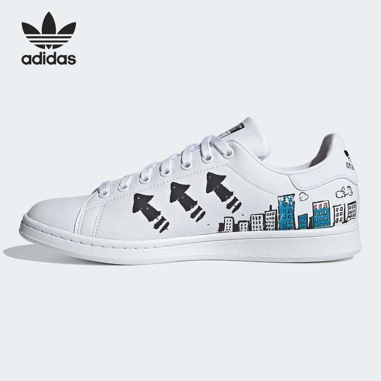 Scarpe da skate unisex originali Adidas STAN SMITH Trefoil GZ8841