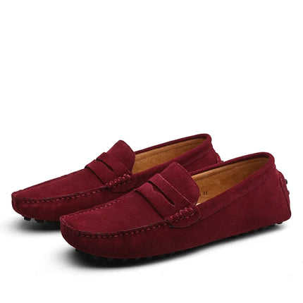 Scarpe casual da uomo Scarpe da uomo di moda Mocassini da uomo in vera pelle scamosciata fatti a mano Mocassini Slip On Scarpe basse da uomo Scarpe da guida maschili