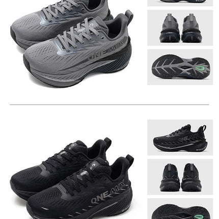 ONEMIX Scarpe da fondo Scarpe da ginnastica maschili antiscivolo Sport all'aria aperta Scarpe da jogging da passeggio per uomo Scarpe da trail running di alta qualità PlatiNum