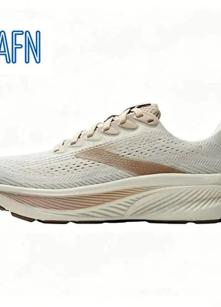 Scarpe da corsa professionali in tessuto jacquard ultra-traspirante, con suola ondulata ad alta reattività per allenamento maratona e corsa a lunga distanza intensiva.