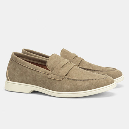 Mocassini da Uomo Comodi e Traspiranti, Scarpe in Pelle Estive alla Moda