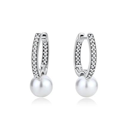 Orecchini Originali in Argento Sterling 925, Modello 2026, a Perno e a Cerchio con Cristalli, per Donna, in Oro Rosa, con Corona, Cuore, Infinito, Ape, Gioielli platinumshop