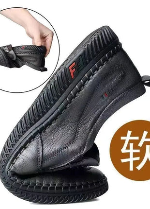 Mocassini da uomo in pelle PU antiscivolo appartamenti da passeggio traspiranti slip on da esterno scarpe casual per scarpe da ginnastica da guida per ufficio da lavoro maschile2