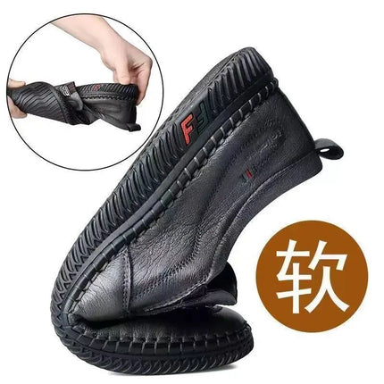 Mocassini da uomo in pelle PU antiscivolo appartamenti da passeggio traspiranti slip on da esterno scarpe casual per scarpe da ginnastica da guida per ufficio da lavoro maschile2