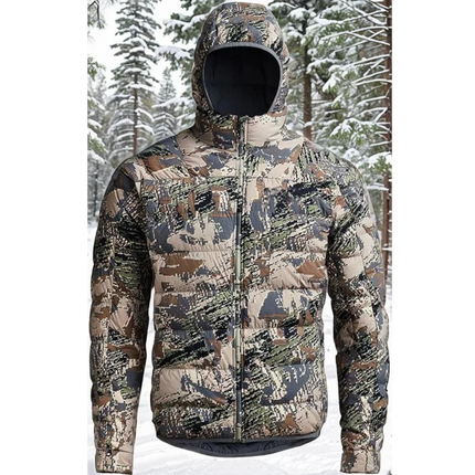 Men's Kelvin Light Down Jacket Winter Camouflage Fishing Hunting Suit