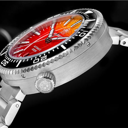 ADDIESDIVE 1000m Waterproof Diver Watches Sapphire Glass Automatic Mechanical Watches Super Luminous AD2526 Gradient Wristwatch