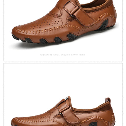 DEKABR Mocassini alla moda Scarpe da uomo in vera pelle Morbide e comode Mocassini slip-on Scarpe casual da uomo fatte a mano Drive Walk Lusso per il tempo libero