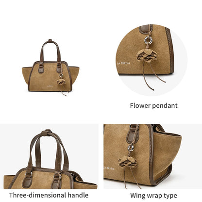 LA FESTIN Original Brand Women's Bag Shoulder Bag Leather Handbag 2025 New Dumpling Bag Fashion Crossbody Bag Lady Wallet