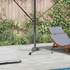 Supporto per Ombrellone Argento 23x14x6 cm Base per Ombrellone da Tavolo da Giardino Spiaggia con Base Appesantita