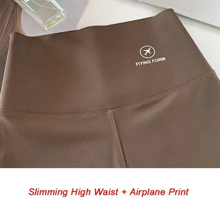 M-XL Shark pants women wear spring  autumn winter thin high-waisted belly lift hip yoga tights small feet black leggings PlatiNum