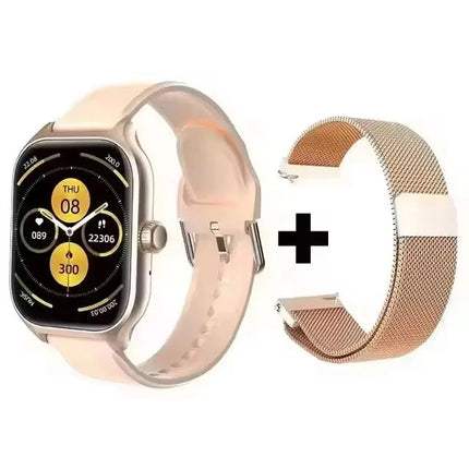 Smartwatch 2025 per Android e iOS, Schermo a Colori da 2,01 Pollici, Risposta alle Chiamate Bluetooth, Orologio Fitness Tracker per Donne e Uomini platinumshop