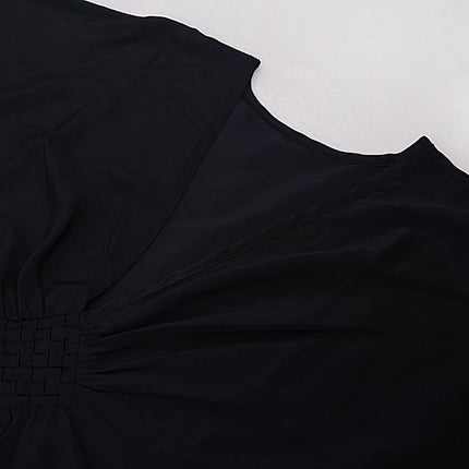 Cover Up Caftano casual da donna Taglie forti Abiti da spiaggia Abito da bagno con maniche a pipistrello platinumshop