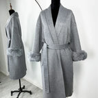 Gray Long Overcoat